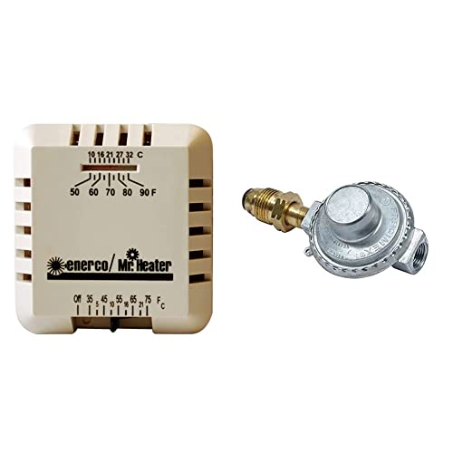 Mr. Heater F210359 Thermostat for Heater,Tan,Small & Propane Low Pressure Regulator