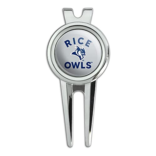GRAPHICS & MORE Rice University Golf Divot Repair Tool and Ball Marker