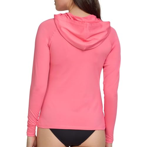 Champion Women's Hooded Rash Guard, Long Sleeve Sun Hoodie UPF 50+ Shirt, - image 7