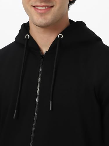 Image of Neostreak Men's Cotton Hooded Neck Zippered Sweatshirt