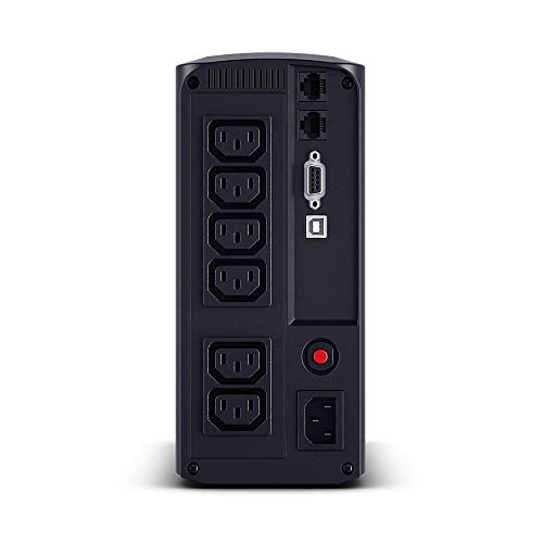 CyberPower VP700EILCD Value Pro Computer Power Supply, 390 W, 230 V, Black