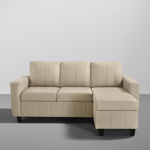 Image of Sleepyhead Bae Designed by Duroflex - Interchangeable L Shape Sofa Set |Modular Rearrangeable Lounger |Space-Saving, Comfortable & Easy-Maintenance Sofa For Living Room |3 Year Warranty - Pebble Brown