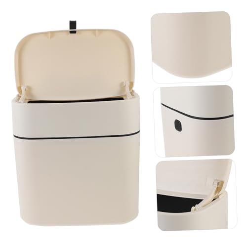 Caneca de Basura Colgante para Puerta Cocina Beige Rectangular miniatura 3