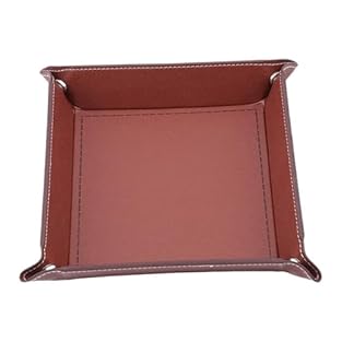 Versatile Functionality:This multifunctional leather tray serves as an ideal catchall for your keys, coins, and miscellaneous items, keeping your space organized and clutter-free Jewelry Display Organizer:Designed as a leather flat jewellery tray, it...
