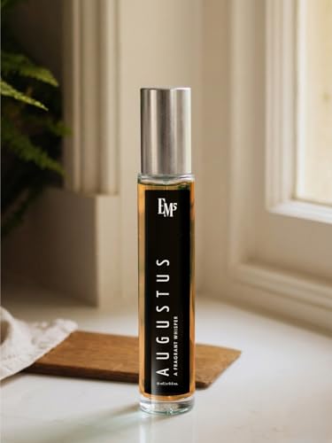 Image of EM5 Augustus Perfume for Men & Women | Oud Leather Fresh Spicy Woody Fragrance | Eau de Parfum Spray | Luxury Gift for Him & Her | 15ml