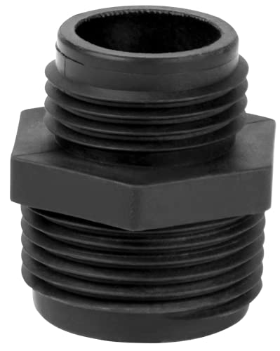 Image of Little Giant GH-1, 1 inch MNPT x 3 /4 inch Male GHT Garden Hose Reducer /Adapter