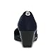 Anne Klein Women's Tara Wedge Pump, Navy, 9 M US