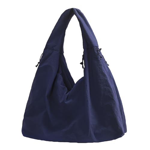 Image of KAMEILONG Large Nylon Hobo Bag Women Crescent Shoulder Bag Vintage Tote Bag Casual Shopper Handbag for Women