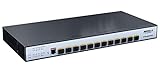 SODOLA 12 Port 10G SFP+ Smart Switch| L2/L3+ Smart Managed | DoS Attack Prevention | IPv6 | Static Routing | L2/L3QoS, IGMP & LAG | Limited Lifetime Protection Managed Ethernet Switch …