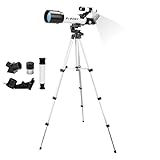 Telescópio, Telescópio Astronômico Refrator com Abertura de 60mm e Montagem de 400mm para Crianças e Iniciantes