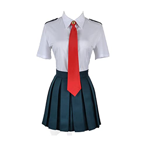 My Hero Academia Bakugou Katsuki Midoriya Izuku Cosplay Disfraz Anime JK Uniforme Escolar de Verano Manga Corta Uniforme para Mujeres Hombres, Femenino., M