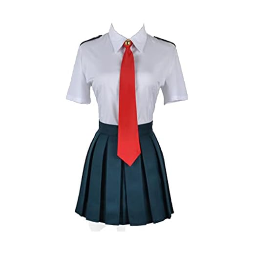 My Hero Academia Bakugou Katsuki Midoriya Izuku Cosplay Disfraz Anime JK Uniforme Escolar de Verano Manga Corta Uniforme para Mujeres Hombres, Femenino., M