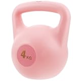 Milisten Kettlebell De Agua 4 Kg para Mujer Rosa, Material PE, Entrenamiento Fuerza Glúteos y Abdomen, Pesa Rusa Multifuncional para Gimnasio Casa