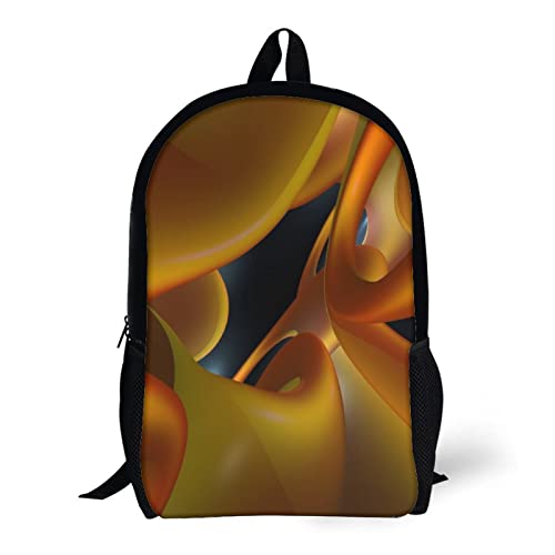 Sac à dos d'impression 3D unisexe de 17 pouces pour l'école