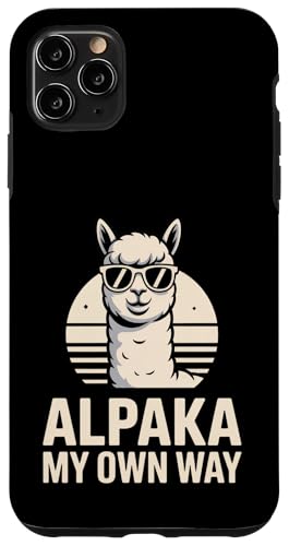 Cool Alpaka �}�C�I�E���E�F�C ���g�� �A���p�J �T���O���X �X�}�z�P�[�X iPhone 11 Pro Max �p