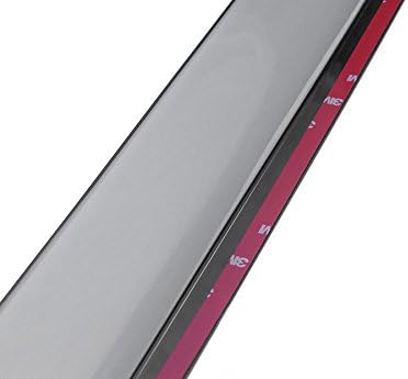 WellVisors Window Visors Wind Deflectors Compatible with Mercedes-Benz X164 GL-Class 2007-2012 with Black Trim Rain Guards 3-847MB005