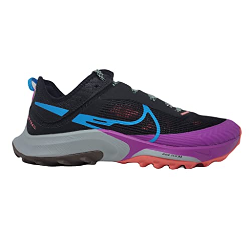 Nike Men's Air Zoom Terra Kiger 8 Trail Running Shoe, Black/Laser Blue-Vivid Purple, 9 M US