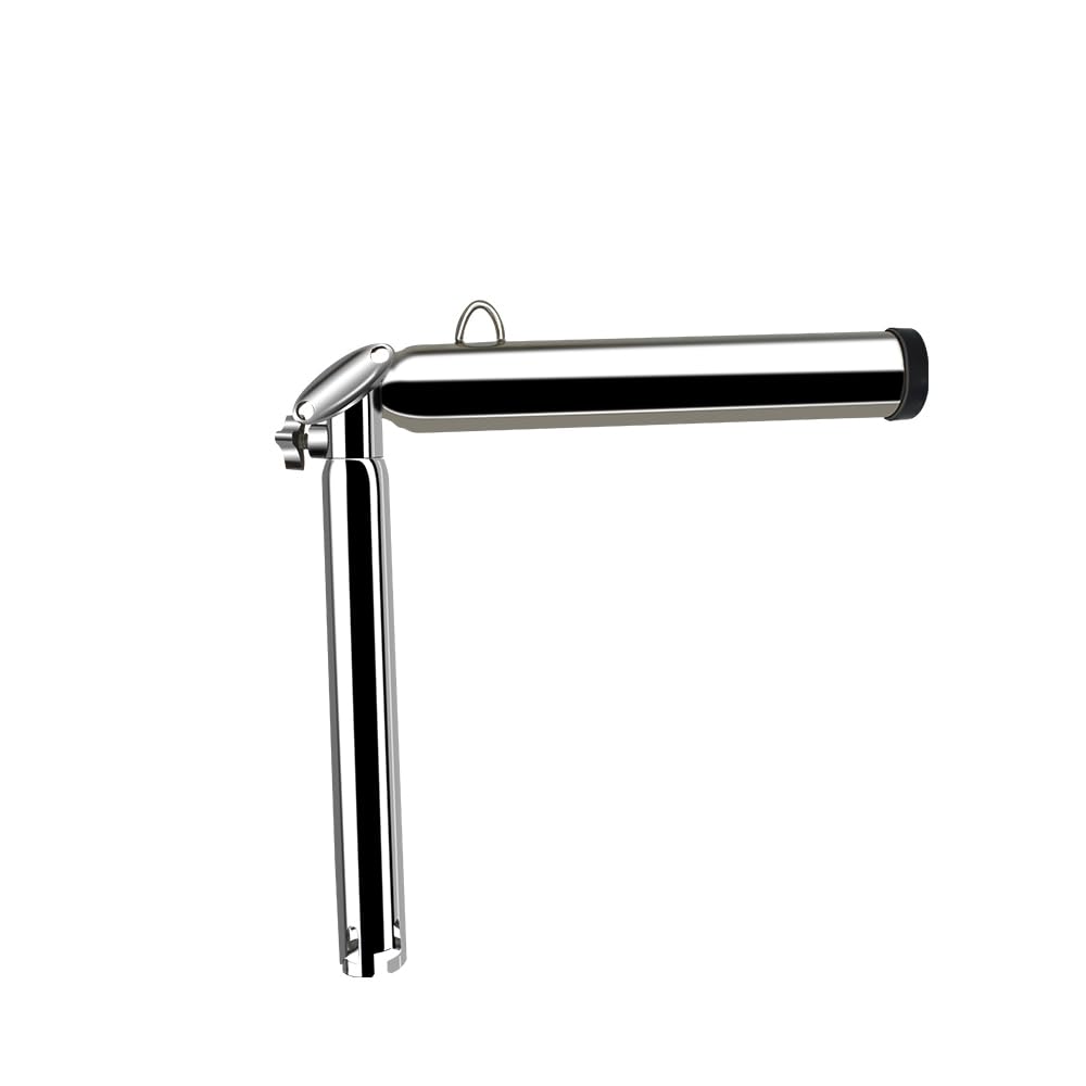 360°Adjustable Fishing Rod Holder, 316 Outrigger Fishing Rod Holder, Highly Polished Stainless Steel Outrigger Stylish Rod Holder for Marine Yacht