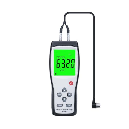 Medidor digital de espesor AS840 con pantalla LCD, rango 1.2-225mm, sensor para metales y medición de profundidad miniatura 1