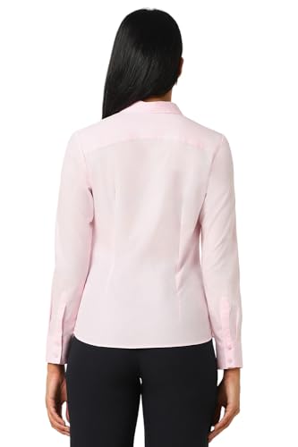 Image of Van Heusen Women's Regular Fit Solid Full Sleeve Cotton Rich Formal Shirt