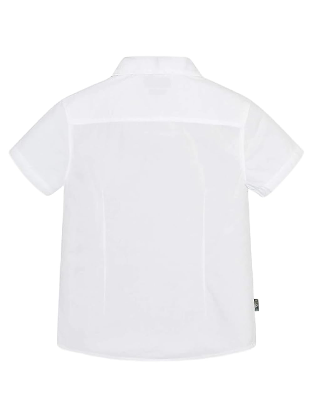 Camisa de niño algodón blanco, cuello clásico, Mayoral 6124