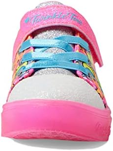 Skechers Kids Girls Toes Twinkle Sparks Ice-Unicorn Bu Sneaker, Hot Pink/Multi, 7 Toddler | Image 5