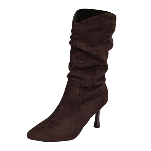Bottines élégantes à talon aiguille : le chic absolu du bout pointu d'hiver