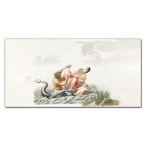 Photo sur verre acrylique haut de gamme Homme de Mer de format panoramique 100x50