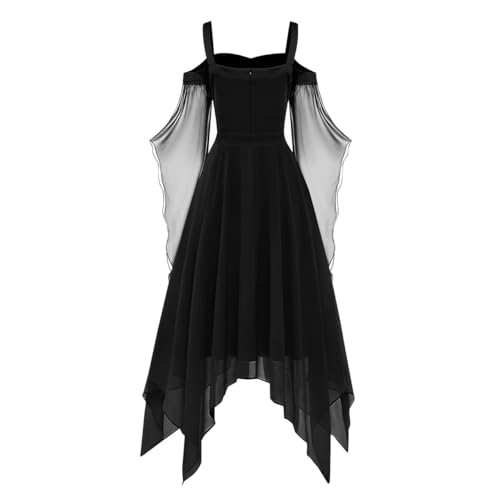 OIOLOYJM Witch Costume Women Sexy Plus Size Renaissance Vampire Gothic Halloween Costumes Woman 2025 Clothes Dresses