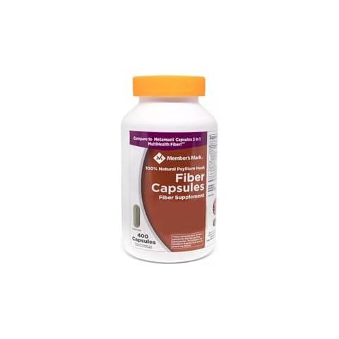 Member's Mark Psyllium Husk Fiber Capsules Cover