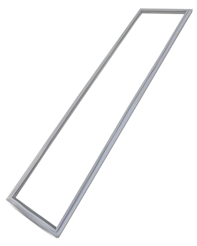 Upgraded 2159082 Freezer Door Gasket Fit for Whirlpool Kenmore Refrigerators Replace 2171186 2181894 2221314 W10911422, Refrigerator Freezer Door Seal 15 x 62'' Grey