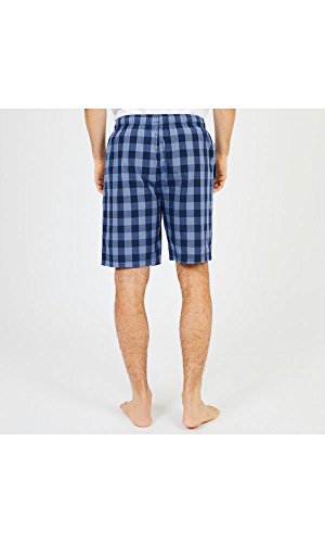 Image of Nautica Men's Soft Woven 100% Cotton Elastic Waistband Sleep Pajama Short