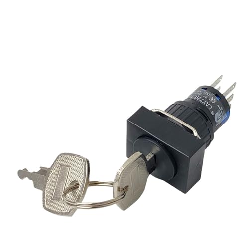 Interrupteur rotatif 16mm avec contact argenté pour signal stable