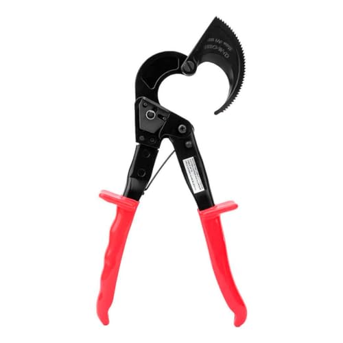 Alicate Tesoura com Catraca, Aço Inoxidável, Corta Cabos de 32mm² a 240mm², Sistema de Catraca Regul