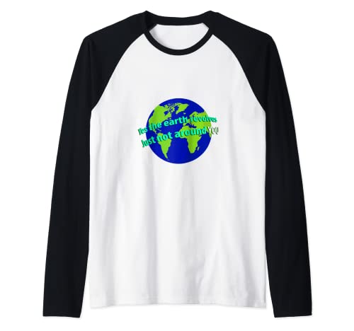 Planeta Tierra Reciclar cero residuos estilo de vida ambientalista Camiseta Manga Raglan