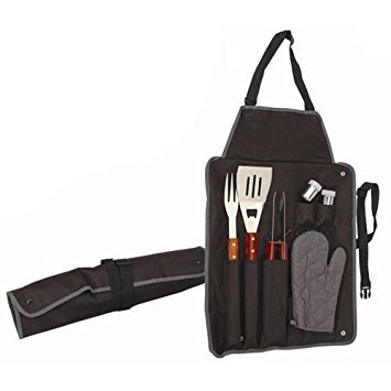7pc BBQ Tool Set with Carry Case/Bag