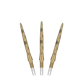 TARGET Darts Swiss Point Storm-Steelpoints, Onyx (3er-Pack Points) 26 MM – Gold | Wechselspitzen, Ersatzpoints, Profi-Dartzubehör