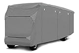 NATIV Schutzhülle für Wohnmobil | UV-resistente Abdeckplane für Ihr Wohnmobil | universelle Passform | Polyamid | Dach wasserdicht, Seitenteile wasserabweisend | grau | 730 x 235 x 275 cm