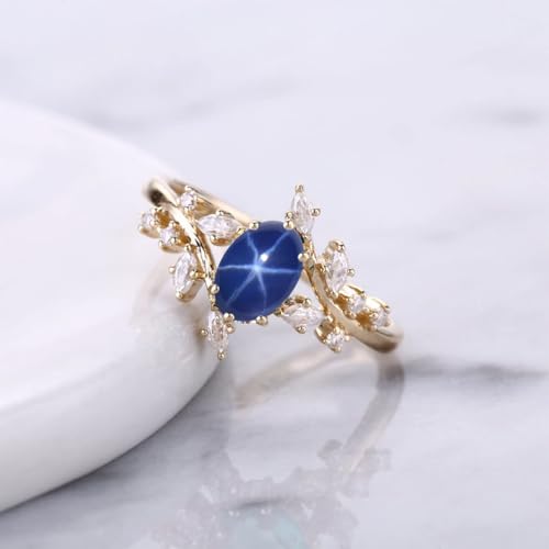 Engagement Rings for Women Oval Cut Gemstone Rings for Women 10K 14K 18K White Yellow Rose Gold Wedding Ring Anniversary Promise Ring Birthstone Statement Rings4