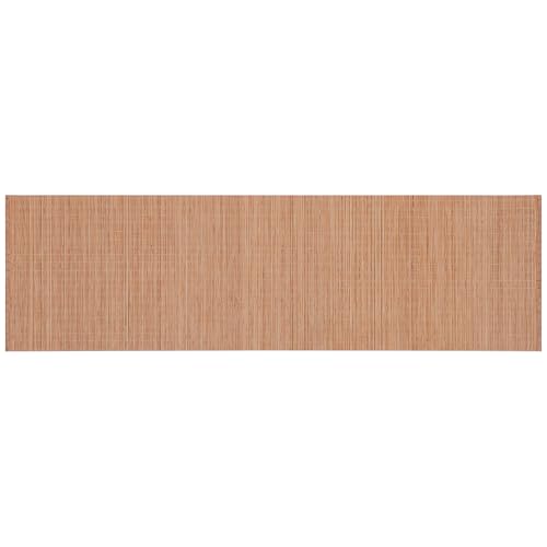 Operitacx Chemin De Table en Bambou 39X0.4 Pouces Tapis De Thé Découpable Lavable Protection Contre Huile Et Bruit pour Décoration Maison De Thé Et Repas