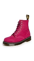 Dr. Martens Unisex 1460 Pascal 8 Eye Boot, Fuchsia Pink Milled Nubuck Leather, UK 6/US M7W8