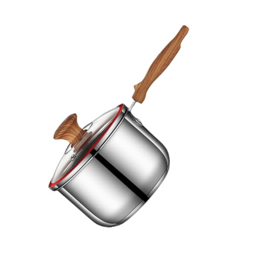 Cabilock Noodle Cooking Pot Non Stick Electric Wood Handle for Soup and Pasta Material Easy to Clean for Use