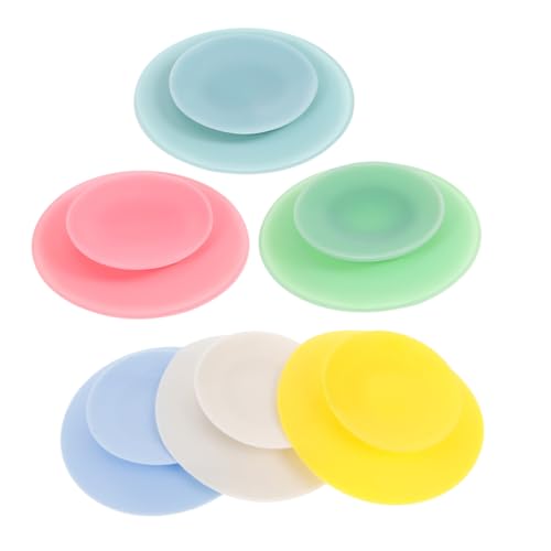 COLLBATH 6個硅?吸? 滑り め 食 固定パッド 面 吸着パッド 者 患者用 ボウル