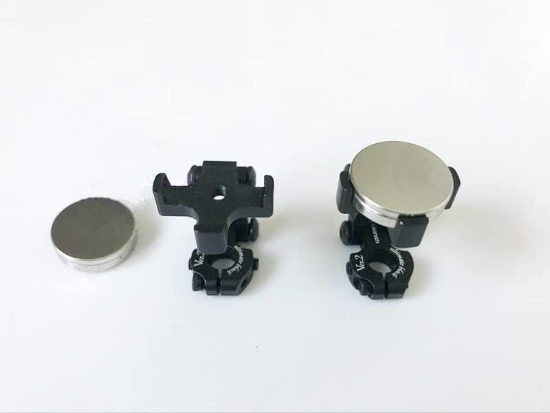 Drift Climbing Shell Column Metal Cylinder Metal Invisible Shell Column with Magnet/2pcs Universal - (Color: Black)