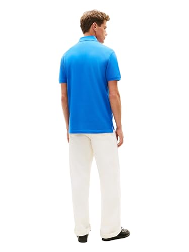 Image of Tommy Hilfiger Men's Short Sleeve Polo Shirts in Classic Fit with Stretch and Organic Pique Cotton