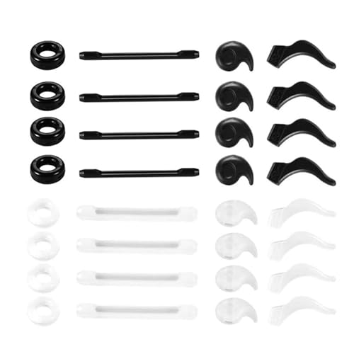 Aoresac Silicone Eyeglass Sleeves & Retainers (16 Pairs)