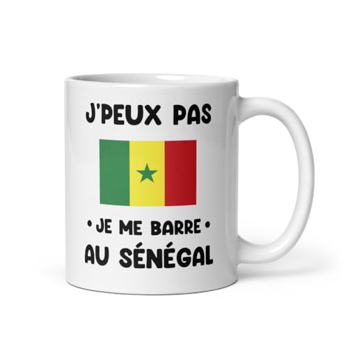 MugSmile Mug Sénégal je peux pas je me barre au Sénégal tasse Sénégal humour voyage