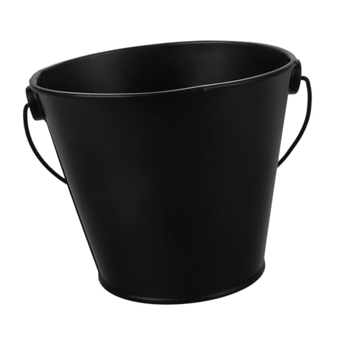 ibasenice Seau à Graisse en Fer-Blanc pour Barbecue Accessoire De Collecte D'huile Compact 8x10,5x12 Cm Résistant Haute Température, pour Grillade en Extérieur