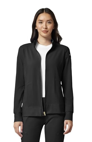 Cherokee iFlex CK303 Zip Front Warm-Up Jacket Black S