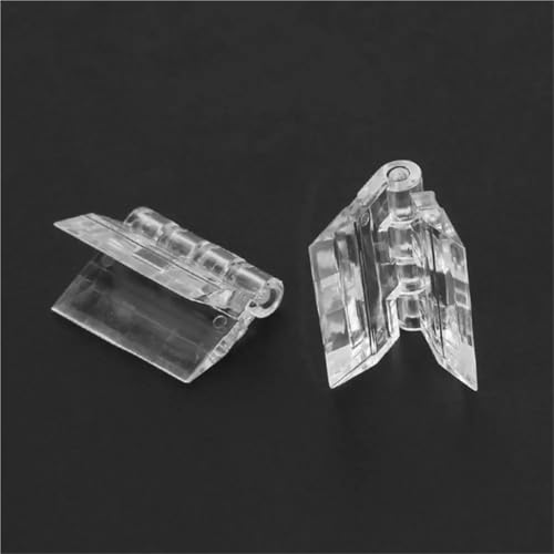 Charnières pliantes ABS transparent accessoires quincaillerie meuble 2pc